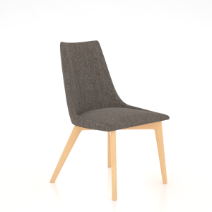 Downtown Natural Washed Side Chair with MG Fabric