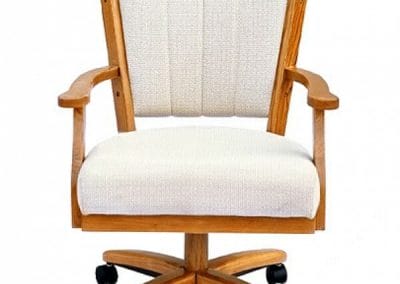 Chromcraft Chair on Wheels-CM178 -0